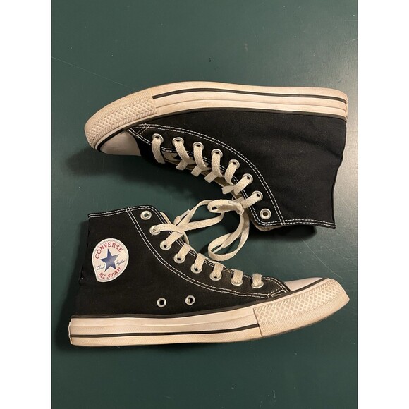 Converse All Star Black High Top Sneakers Shoes Men’s 7 Womens 9 Retro M9160 - Picture 1 of 7